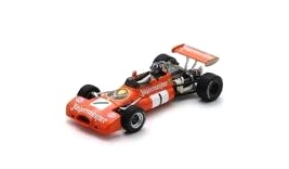 Brabham BT36 #1 G.Hill Deutschland Trophy 1972 1:43 Spark