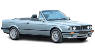 BMW 325i Cabriolet 1991 glacier blue 1:18 Norev