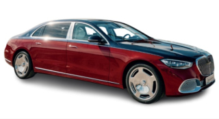 Mercedes-Maybach S680 4Matic 2021 nautical blue/patagonia red 1:18 Norev