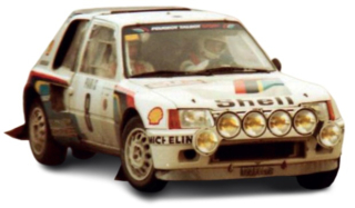 Peugeot 205 T16 #8 B.Saby Rally Monte Carlo 1985 1:18 Norev