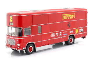 OM Fiat 150 Rolfo Scuderia Ferrari Race Car Transporter of the 70s 24H Le Mans Version 1:18 Werk83