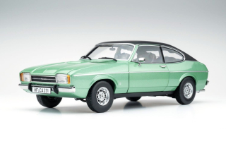 Ford Capri II Ghia 3.0 1974-1977 mediteran green/black vinyl top 1:18 Touring Modelcars