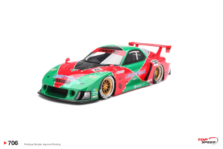 Mazda RX-7 LB-Super Silhouette 787 2024 green/red 1:18 TopSpeed Models