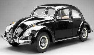 Volkswagen Beetle Saloon 1961 black 1:12 SunStar