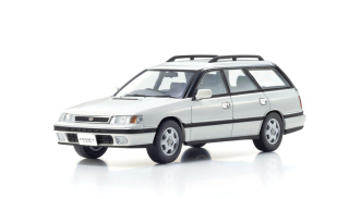 Subaru Legacy Touring Station Wagon GT 2001 pearl white metallic 1:43 Kyosho