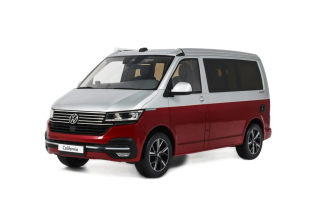 Volkswagen T6.1 California Ocean 2021 Fortana red/reflex silver 1:18 OttOmobile 