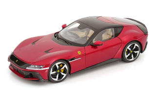 Ferrari 12Cilindri 2024 rosso Imola with Showcase 1:18 Polistil