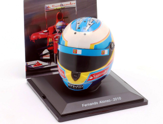Helmet - Fernando Alonso Scuderia Ferrari #8 Formula 1 2010 1:5 Spark Editions