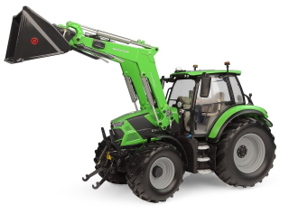 Deutz-Fahr 6150.4 TTV Tractor with FZ 47-23 Front Loader 2018 green/black 1:32 Universal Hobbies