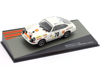Porsche 911 R #70 Larrousse/Gelin Winner Rally Tour de Corse 1969 1:43 Altaya