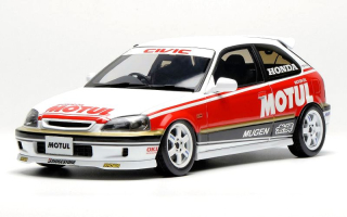Honda Civic EK9 Type-R Motul Racing 1999 white/red 1:18 Motorhelix
