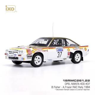 Opel Manta 400 #37 Fisher/Frazer Rallye Manx 1984 1:18 Ixo Models