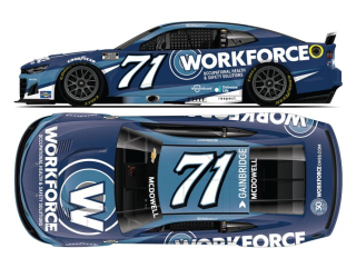 Chevrolet #71 Michael McDowell *Workforce* 2025 1:64 Action Racing
