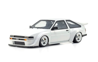 Toyota Sprinter Trueno AE86 Khyzyl Saleem 1983 white 1:18 Kyosho
