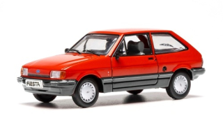 Ford England Fiesta MKII 1.4 ghia 1984 red 1:43 Ixo Models