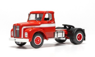 Scania 110 Super Tractor Truck 2Assi 1953 red 1:43 Ixo Models