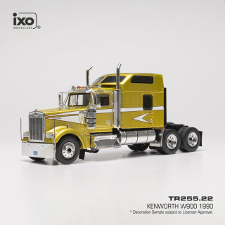 Kenworth W900 Tractor Truck 3-Assi 1990 gold/white 1:43 Ixo Models