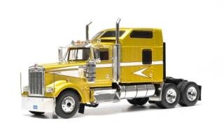 Kenworth W900 Tractor Truck 3-Assi 1990 gold/white 1:43 Ixo Models