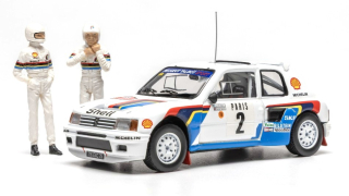 Peugeot 205 Turbo 16 #2 Vatanen/Harryman Winner Rally Monte Carlo 1985 with Figures 1:43 Ixo Models