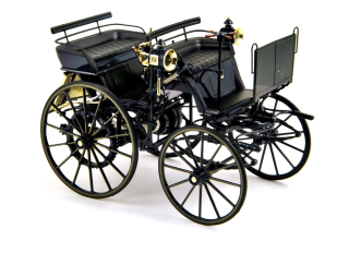 Daimler Motorkutsche 1886 dark blue 1:18 Norev