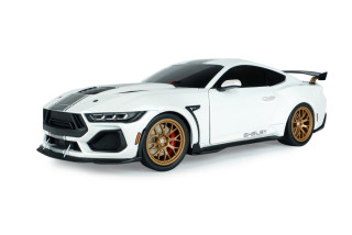 Shelby Mustang Super Snake 2025 white/silver stripes 1:18 Solido