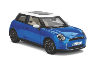 Mini Cooper SE 2023 blazing blue 1:18 Minichamps
