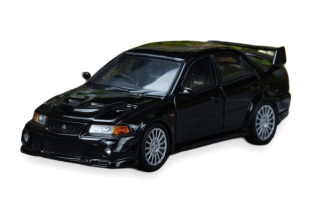 Mitsubishi Lancer Evolution VI GSR 2001 black 1:64 Motorhelix