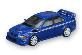 Mitsubishi Lancer Evolution VI GSR T.M.E. 2002 blue 1:64 Motorhelix