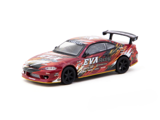 Nissan Silvia (S15) EVA RT Production Model-02 2025 red 1:64 Tarmac