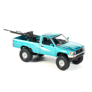 Toyota Hilux LN107 1994 turquise 1:64 Massdi