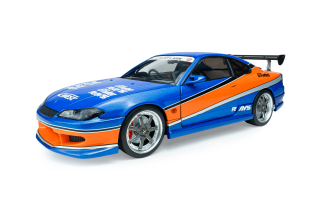 Nissan Silvia S15 Spec-S Tokyo Drift Mona Lisa 2006 blue/orange 1:18 Solido