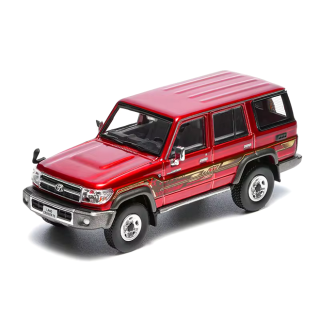 Toyota Land Cruiser LC76 1994 red 1:64 Massdi