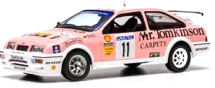 Ford Sierra RS Cosworth Team Brooklyn Motorsport #11 Evans/Davies Rally Cartel International 1989 1:43 Ixo Models