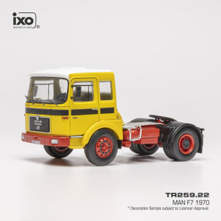 MAN F7 Tractor Truck 2-Assi 1970 yellow/red 1:43 Ixo Models