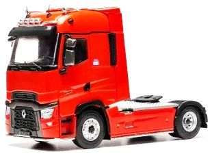 Renault T480 High Roof Tractor Truck 2-Assi 2014 red 1:43 Ixo Models