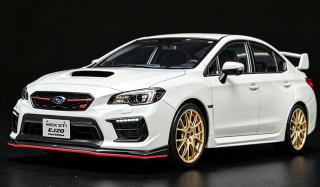 Subaru WRX STI EJ20 Final Edition 2020 pearl white 1:18 Sun Star