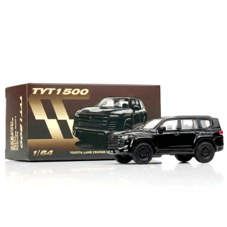Toyota Land Cruiser LC300 black diamond black 1:64 Massdi