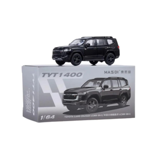 Toyota Land Cruiser LC300 GR-S black 1:64 Massdi
