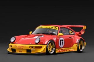 Porsche RWB 964 red/yellow 1:18 Ignition Model