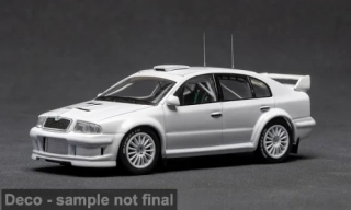 Škoda Octavia WRC 2001 white 1:43 Ixo Models