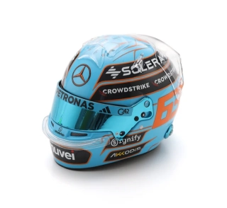 Helmet - Mercedes-AMG PETRONAS F1 Team George Russell British GP 2025 1:5 Spark