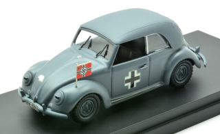 Volkswagen Beetle KDF Cabrio Wehrmacht 1943 1:43 Rio Models
