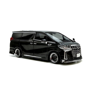 Toyota Alphard Customized Version black 1:64 ModelModel