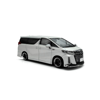 Toyota Alphard Customized Version white 1:64 ModelModel