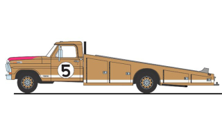 Ford F-350 Ramp Truck for GT40 #5 24H Le Mans 1966 1:18 Acme Diecast