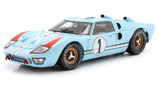 Ford GT40 MKII 7.0L V8 Team Shelby American Inc. #1 Miles/Hulme 2nd (but really Winner) 24H Le Mans 1966 1:18 Acme Diecast