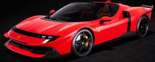 Ferrari 849 Testarossa Spider Fiorano 2025 red scuderia 1:18 Polistil 