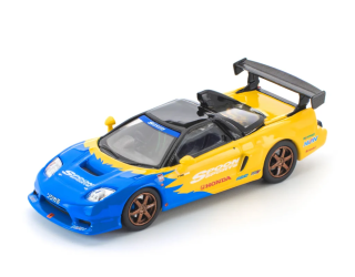 Honda NSX-R Spoon yellow/blue 1:64 Pop Race