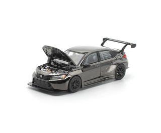 Honda Civic FL5 TCR *The Dark Chrome Series* dark chrome 1:64 Pop Race