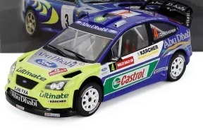 Ford Focus WRC #4 Hirvonen/Lehtinen Rally Wales GB 2007 1:18 Altaya